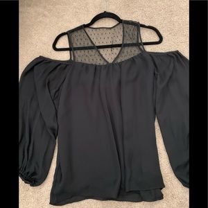 Parker cold shoulder blouse